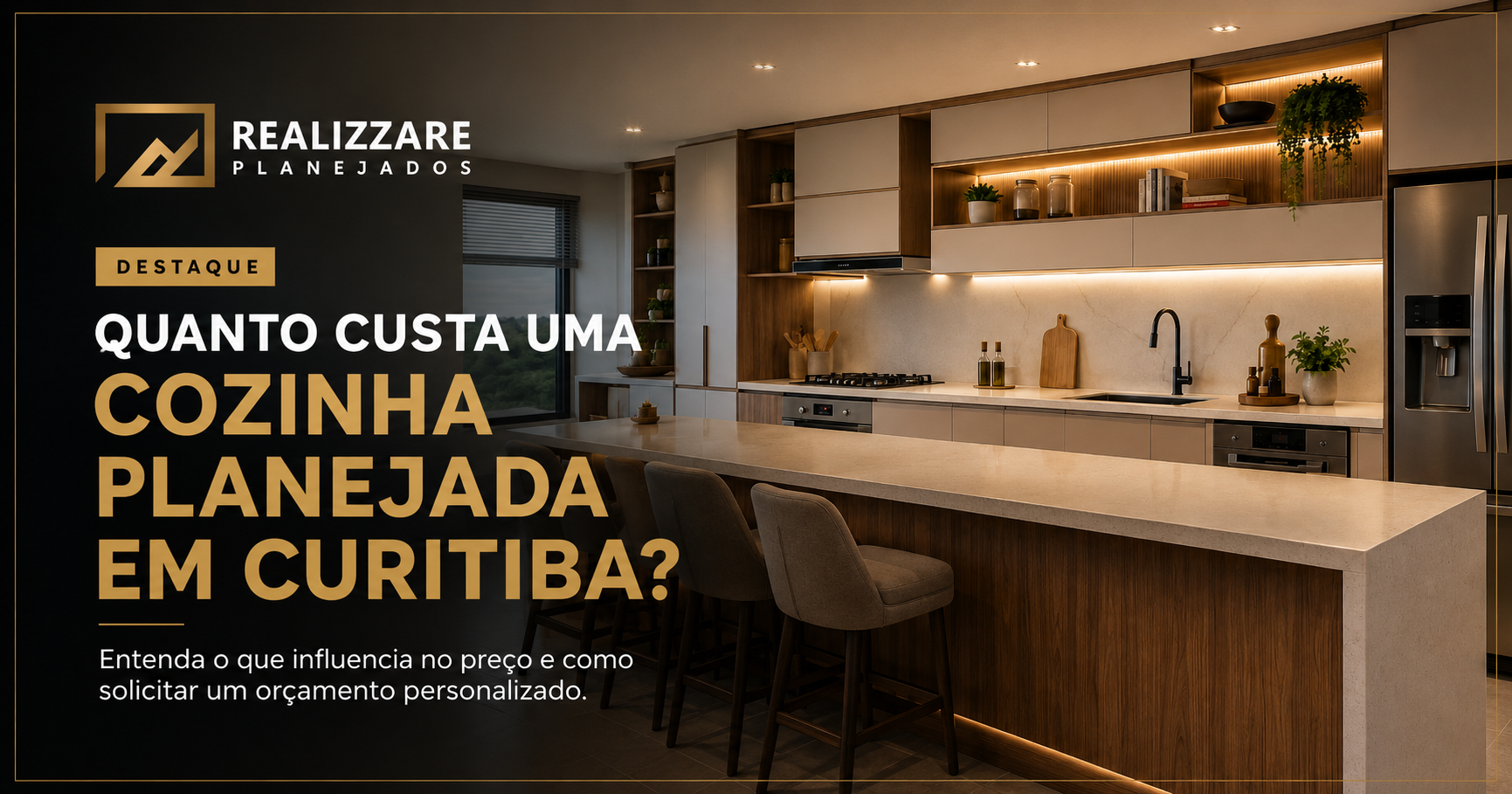 Quanto custa uma cozinha planejada em Curitiba?